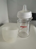 贝亲（Pigeon）玻璃奶瓶宽口径防胀气240ml M号奶嘴 3月+ AA187  实拍图
