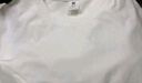 顶峰保罗（Dingfengbaoluo）纯棉美式男长袖圆领T恤休闲纯色宽松秋季打底衫SK260白色S 实拍图
