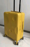 卡拉羊芝士箱防刮纯PC行李箱20英寸可登机女拉杆箱男旅行箱8109芝士黄 实拍图