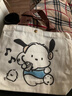 小熊帆布包女学生便携上班帆布兜手提包手拎便当帆布袋 帕恰狗（带按扣）活动 实拍图