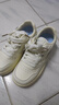 回力女鞋板鞋女皮面小白鞋百搭休闲鞋运动鞋1325 米色 37 实拍图