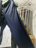 优衣库合作款男装高弹力运动长裤防紫外线休闲裤轻薄常规款480412 69 藏青色 L 实拍图