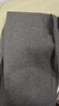 策息牛仔裤子男秋冬季加绒保暖直筒宽松棉裤阔腿裤休闲运动长男裤子 灰色+黑色 XL -建议120-140斤左右 实拍图