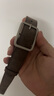 MUJIUSHI日本针扣腰带新款休闲男女简约百搭皮带裤腰带棕色装饰皮带细腰带 咖啡色【宽2.8CM】 105cm 实拍图