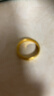 梦金园黄金戒指 古法足金泥鳅背素圈可调节指环男女同款戒 生日礼物 约6.38g-面宽约5mm-克重多退少补 晒单实拍图
