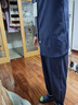 京东京造【10A抑菌】A类一等品50支纯棉睡衣男睡衣秋冬情侣家居服绀青L 实拍图
