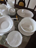 京东京造 碗盘餐具整套 碗具碟子套装乔迁之喜陶瓷家用 纯白骨瓷66头 实拍图