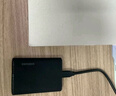 三星（SAMSUNG） 2TB Type-c USB 3.2 移动固态硬盘（PSSD） T7 灰色 NVMe传输速度1050MB/s 手机直连笔记本外接 实拍图