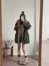 COCO LIMITED【直播领券】原野派克 狼毛内胆90白鹅绒羽绒服 复古水洗绿 S  娇姐size 实拍图