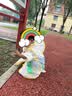 猪爸爸儿童雨衣男童3-6岁幼儿园女童宝宝中小童上学专用全身防水雨披黄S 实拍图