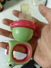 babycare婴儿果蔬食物咬咬袋硅胶宝宝吃水果辅食器安抚牙胶4月+ 德科绿 实拍图