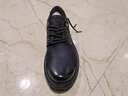 金利来（goldlion）男鞋工装鞋复古个性耐磨皮鞋舒适系带休闲鞋54623015594A黑灰色42 实拍图