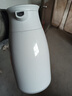JEKO&JEKO保温壶家用热水瓶暖水壶学生宿舍开水瓶玻璃内胆按压式 1L浅灰色 实拍图