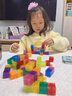 兰酷帕透明磁力方块磁吸积木磁铁拼装儿童手工玩具男女孩3-6岁生日礼物 实拍图