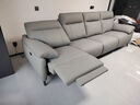 左右头层牛皮零靠墙电动功能沙发6013青云灰 3.08m 小四双电动 实拍图