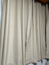 金蝉窗帘家用遮光卧室客厅防晒隔断窗帘轨道挂钩高级感 奶茶色150*200 实拍图