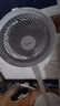美的（Midea）空气循环扇电风扇落地扇立式轻音节能家用风扇低噪大风量转页扇卧室宿舍摇头循环轻羽扇国家补贴 【整屋循环 四季可用】FGA24TS 实拍图