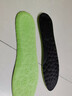 吸汗透气鞋垫军训防臭软弹净味运动除臭男士久站不累减震超软透气 超软运动鞋垫-绿底黑【1双装】 39-40 实拍图