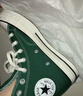 匡威（Converse）官方 1970S巴恩风穿搭运动帆布鞋丛林绿绿色168508C 绿/168508C 37 实拍图