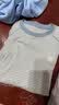 蕉内活动棉棉5系睡衣男女士情侣长袖条纹家居服 【女士】朦朦青条纹 M 实拍图