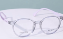 派丽蒙（PARIM）防蓝光近视镜框女童眼镜可配有度数儿童护眼小孩眼镜框架男53027 53027 V1-透明紫 单镜框 实拍图