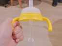 贝亲水杯 儿童水杯 学饮杯 吸管杯宝宝喝水壶300mL 小月龄学饮杯300ml(7个月以上) 实拍图