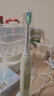 飞利浦（PHILIPS）【肖战推荐】电动牙刷钻石3系 生日礼物 情侣款送男生女友 微泡水流HX5161/05抹茶绿 国家补贴 实拍图
