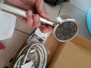 JOCBO【德国】304不锈钢增压花洒通用接口高压单头花洒头手持淋浴花洒 不锈钢花洒【三档过滤】+1.5米防爆管+旋转支架 实拍图