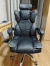 奥伦福特 电脑椅办公椅子电竞椅家用人体工学椅老板椅主播靠背椅皮革转椅 工学椅-黑+乳胶【升级猫抓皮】 实拍图