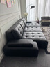 知恩政府补贴劳伦斯平推伸缩意式极简零靠墙电动功能懒人客厅沙发床 【双电机】2.6米双位 2.0mm【接触面真皮】 实拍图