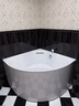 东鹏（DONGPENG）浴缸家用亚克力日式spa按摩浴缸小户型成人坐式酒店三角圆形浴缸 龙头缸1.1*1.1米 实拍图
