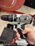 欧莱德冲击电钻手电钻电动螺丝刀充电式双速锂电钻家用手钻工具箱套装 实拍图