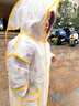 牧萌儿童雨衣男童女童防水全身雨披幼儿园小学生雨具 黄色小黄鸭 S 实拍图