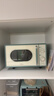 美的（Midea）小滋味微波炉家用小型 复古旋钮薄荷曼波风 一级能效平板变频轻音预制菜加热M1G1 实拍图