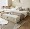 全友家居 榻榻米现代简约高箱储物收纳床小户型卧室软包双人床板式床 实拍图