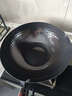 传世家徽（Muceski）炒锅铁锅无涂层炒菜锅精铁极铁平底不粘锅燃气电磁炉通用已开锅 30无盖-0涂层铁锅（免开锅） 30cm 实拍图