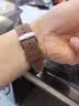 华为手表表带适用于watch4pro 3pro丨gt3 2pro丨buds腕带真皮男士手表表带通用男款 真皮平尾【可可棕】GT3男款-简装 实拍图