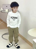 邻家米其【三件套】童装男童套装春装儿童春秋款长袖宝宝男孩春季小孩衣服 XT4335（外套+打底衫+裤）-卡其 120 码/身高110-120cm（5-6岁） 实拍图