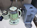 北鼎（Buydeem）【无胶水】养生壶炖煮壶一体煮茶器中药壶煮炖蒸家用炖盅玻璃煮茶壶烧水壶K165浅杉绿 实拍图