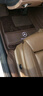 沃丹适用于奔驰E300L/GLE350/C200L/S400L/GLC260L真皮全包围汽车脚垫 咖啡色（生态皮环保无异味） 北京奔驰E260L/E300L/E350L加长 实拍图