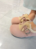 百丽（Belle）章若楠同款喵喵吐司毛毛勃肯鞋女2025冬新加绒棉鞋B2829DM5预售 粉色【章若楠同款】 36 实拍图