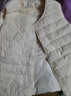 雪中飞经典新款基础舒适轻薄羽绒便捷短款保暖羽绒小马甲轻盈便携舒适 浅亚麻|7100-女 XL 175/96A 实拍图