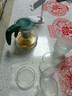 茶壶泡茶器整套茶具茶水分离玻璃耐热泡茶壶花茶套装茶漏 绿把一壶四杯1000ml 实拍图