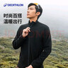 迪卡侬（DECATHLON）保暖户外抓绒衣外套男女运动宽松秋摇粒绒外套冲锋衣内胆 男款-全拉链-黑色 M 实拍图