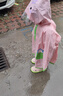 SEVEN ONLY OLINE小萌鲨儿童雨衣男童女孩防水防滑幼儿园专用新款宝宝 雨衣粉色【仅雨衣】 雨衣M码【身高101-115穿】 实拍图