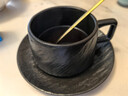 INMIND HOUSE轻奢咖啡杯碟套装精致高级感拿铁杯马克杯欧式陶瓷下午茶杯子陶瓷 咖啡杯碟套装【混色2个装】 产品规格图见图二 实拍图