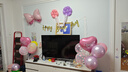 多美忆生日场景布置女孩生日气球儿童道具氛围装饰快乐桌飘装扮粉色套餐 实拍图
