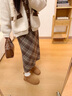 恒源祥雪地靴女真皮羊毛冬季加绒保暖新款厚底增高棉鞋短靴防滑雪地棉 栗色 爆款【优质牛反绒】【保暖羊毛内里】 37 （加厚羊毛 需拍大一码） 实拍图