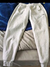 李宁（LI-NING）运动裤男士卫裤收口长裤春秋季含棉针织篮球舒适吸汗休闲大码裤子 浅灰-拉链口袋/螺纹收口 L 实拍图