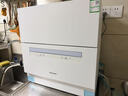松下（Panasonic）台式洗碗机2代【H1D升级款】ECONAVI智能洗 80℃高温除菌 洗烘一体 独立烘干 家用台面独立式H5D 实拍图